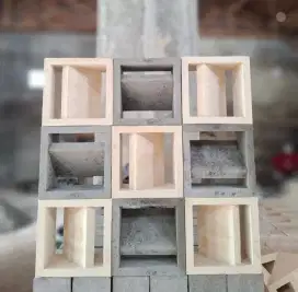 Roster Beton Minimalis – Ventilasi & Hias Dinding Rumah