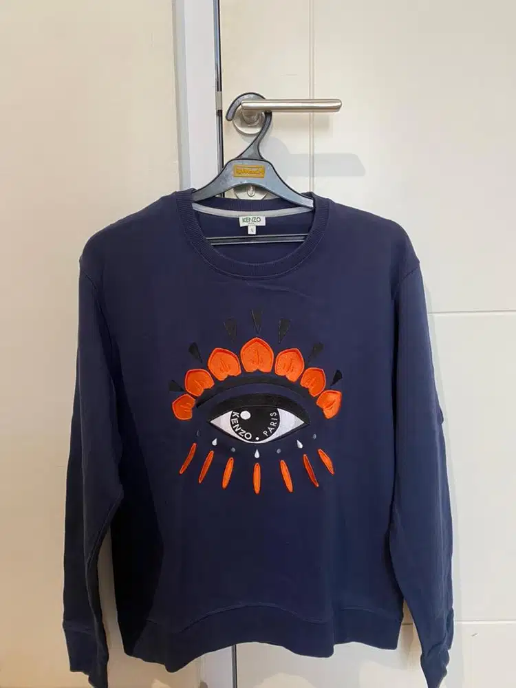 Kenzo Eye Sweater Navy Blue (Preloved)