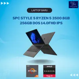 SPC STYLE AMD RYZEN 5 3500U RADEON VEGA 8 GRAPHICS RAM 8GB SSD 256GB
