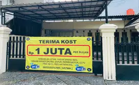 Kos karyawan/i mahasiswa/i/1 juta/bulan non ac, AC 1,5jt