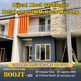 Dijual Rumah Kost Strategis Belakang UMM – Penghasilan Bulanan Stabil