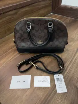 preloved coach signature mini sierra satchel