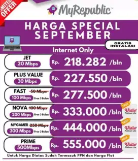 Jasa Pemasangan Wifi My Reb