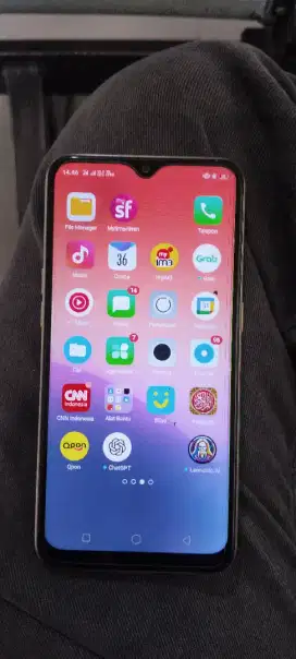 Oppo A7 Mesin segel minus bercak dikit