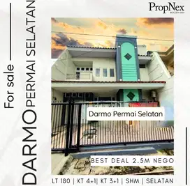 JUAL CEPAT RUMAH SIAP HUNI 2LANTAI DARMO PERMAI SELATAN DPS