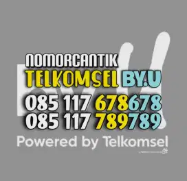 (bisa COD) Nomor CANTIK kartu TELKOMSEL by.U byU HOKI ABC 678 789 #02