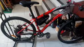 Thrill Ravage 4.0 Merah Silver size M 27,5 Like New