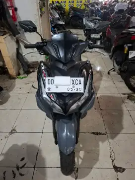 Yamaha Aerox 155cc 2025 hitam abu-abu pake kunci kontak