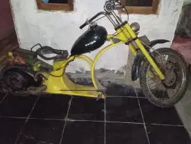 Jual motor vespa choperr
