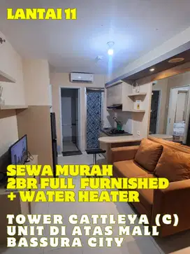 SEWA 2BR FURNISHED+WATER HEATER TOWER C LT.11 APARTEMEN BASSURA CITY1