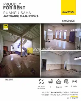 Disewakan Bangunan Ruko di Ciborelang Majalengka