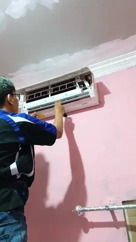 CUCI DAN SERVICE AC TERMURAH BY SHERPA AC