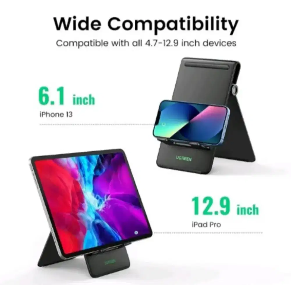 UGREEN Desktop Table Stand Hitam Ori