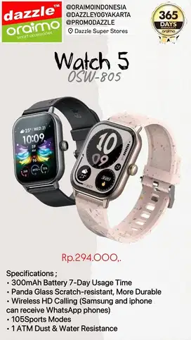 Smartwatch Oraimo OSW-805