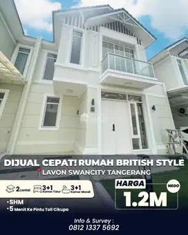 DIJUAL RUGI RUMAH LAVON SWANCITY TANGERANG