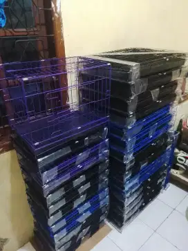 Kandang kucing lipet ukuran 47x30x40