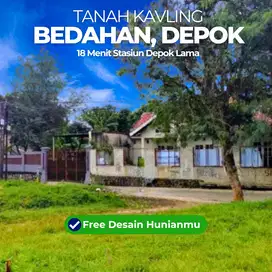 Tanah Kavling Murah Di Bedahan Depok, Akses Lebar & Bebas Banjir