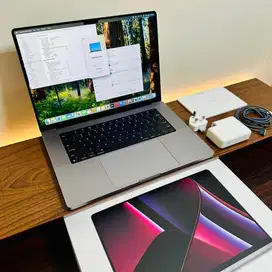 MacBook Pro 16 inch M2 Pro Fullset Original Mantap likenew