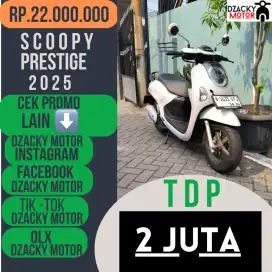 SCOOPY NEW PRESTIGE 2025 SECOND BERKUALITAS