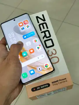 Infinix zero 30 8/256gb lengkap bekas