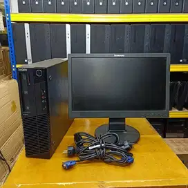 PC SIAP PAKAI LENOVO DESTOP I3 3220 RAM 4GB HDD 500 LCD 19 KEY RA-ZT