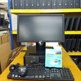 pc dell 7010 sff i5 3470 ram 4gb hdd 500gb lcd 19 key mous RA-ZT