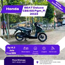 Honda Beat Deluxe CBS ISS 110cc Free Balik nama Tahun 2023 Pajak hidup