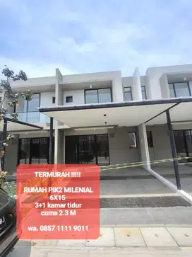 Dijual Termurah rumah milenial PIK2 6x15