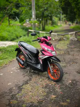 Honda beat ECO ISS ESP 2018 MAGENTA Tipe Tertinggi
