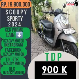 SCOOPY SPORTY 2024 SECOND BERKUALITAS LIKE NEW