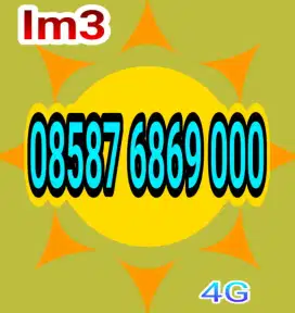 Nomer IM3 Indosat cantik triple 000
