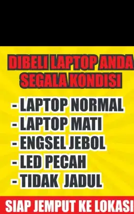 Dibeli Laptop Bekas
