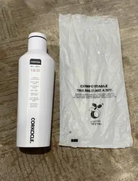 Thumbler Corkcicle 16 oz White Dipped Modernist original 100%