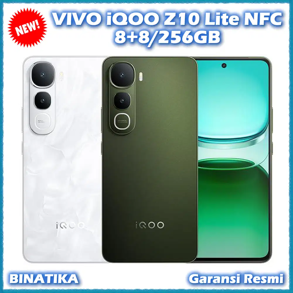 Baru - VIVO iQOO Z10 Lite NFC 8+8/256GB Original Garansi Resmi