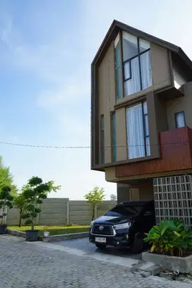 Dijual Rumah Fully Furnished ditengah Kota Pekanbaru - Rumah 3 Lantai