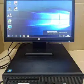 CPU HP PRODESK I5 4590- RAM 4GB-HDD 500GB-LCD HP 19 INCH WIDE RA-ZT