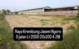 *DIJUAL Kav tanah kering lahan industri Zona industri Raya krembung