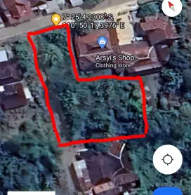 Dijual Tanah 935 m² di Kragilan, Gemolong – Sragen