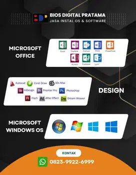Jasa Instal OS & Software PC/Laptop