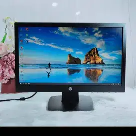 MONITOR LED MERK HP 19 INCH WIDE BARANG SUPER LIKE NEW