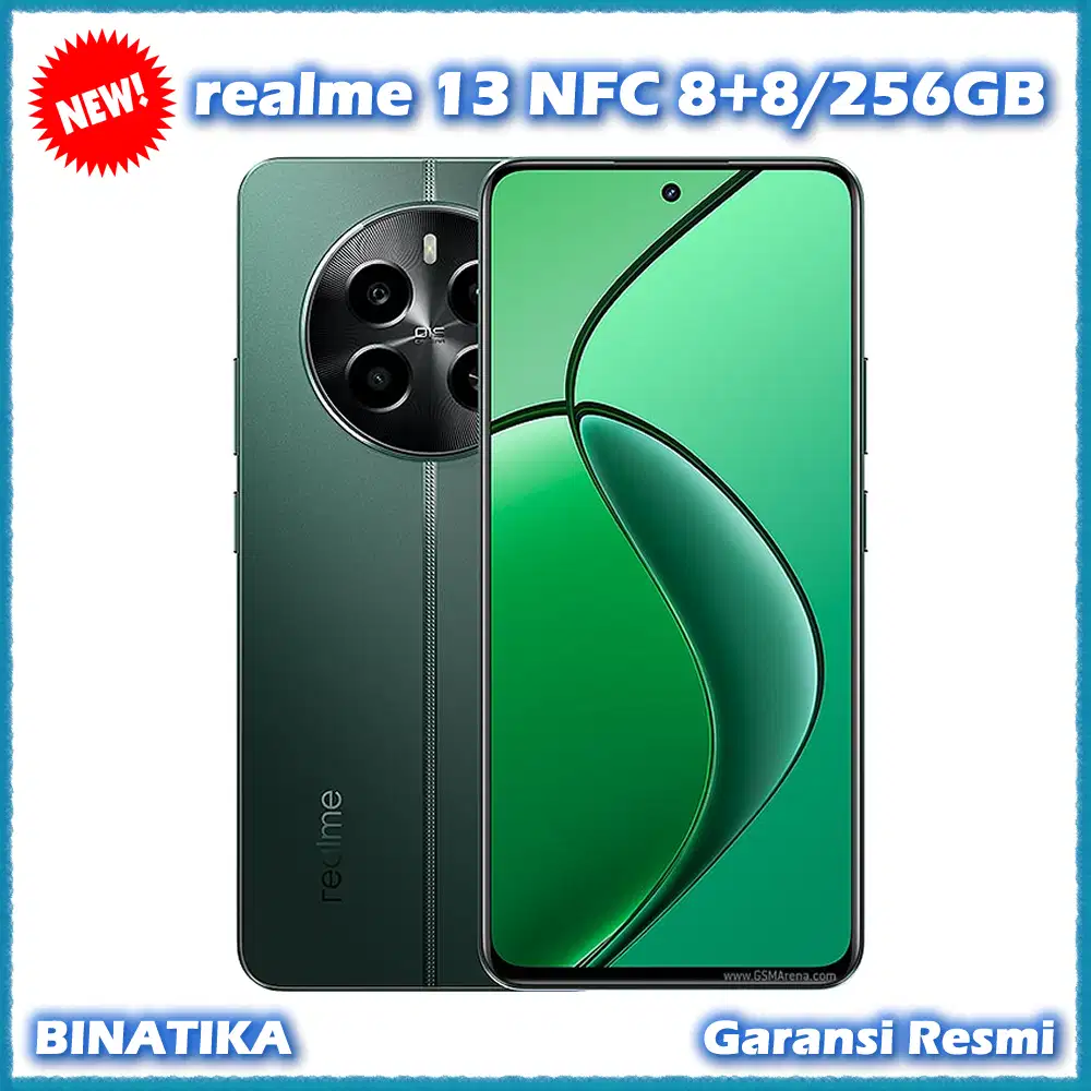 Baru - realme 13 NFC 8+8/256GB Original Garansi Resmi