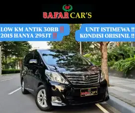 Alphard 2015 G Atpm Low Km Antik