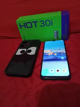 Infinix hot 30i ram 16gb[8+8]128gb lengkap segelan bonusan