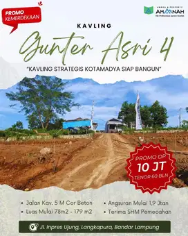 Gunter Asri 4 Langkapura view kota murah bandar lampung