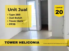 Jual Murah apartment Bassura City tower baru Heliconia