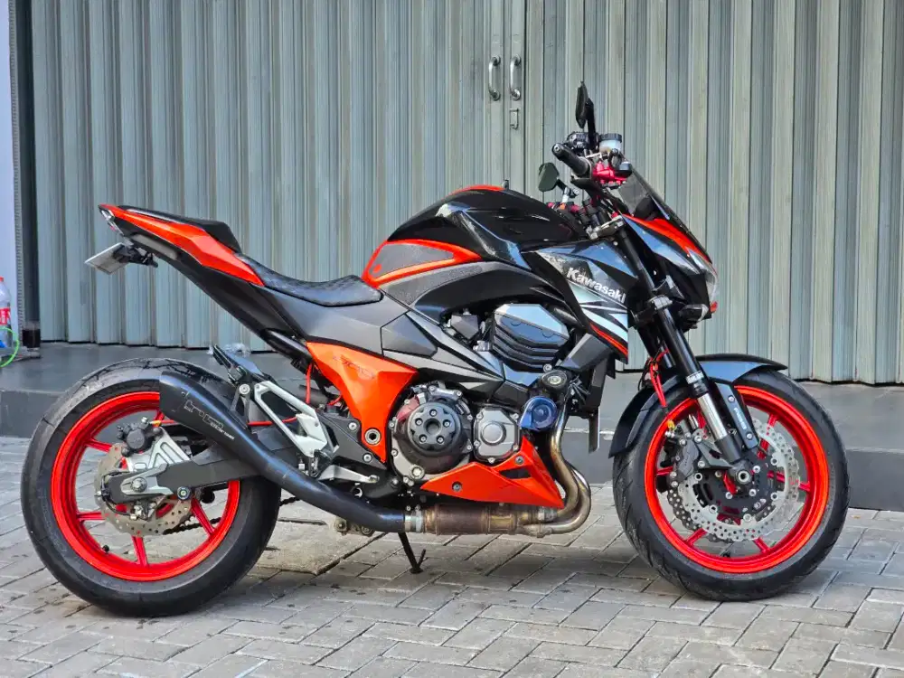 Moge Naked Sport Kawasaki Z800 th 2013 Ori Paint Like New Siap Turing