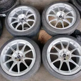 Velg wedssport ring 17x7,5 pcd 4x100 ET 42 ban 205/45 R17 4pcs