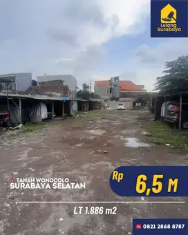 Tanah Surabaya  Wonocolo Pabrik Kulit