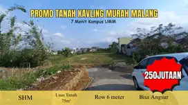 Tanah Kavling Kota Malang Cocok Bangun Rumah Kos