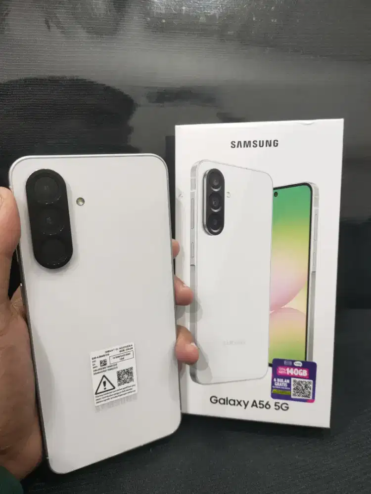 Samsung A56 5G 8/256 resmi, garansi panjang, mulus seperti baru